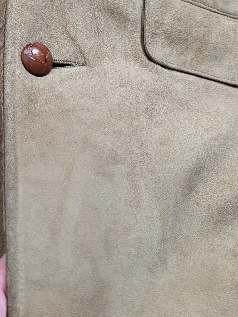Lakeland Sportswear Mens Tan Brown Ramskin Rogue Leather Rancher Jacket Size 42
